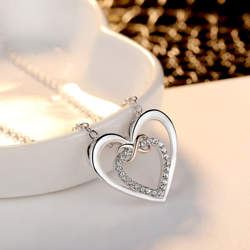 Collana Double Heart